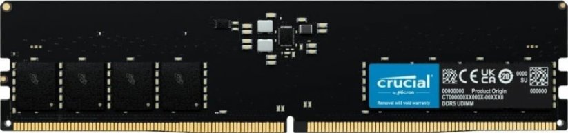 Crucial DDR5, 32 GB, 5200MHz, CL42 (CT32G52C42U5)