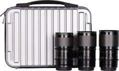 Sirui Sirui Anamorphic Lens Saturn Kit 35, 50 & 75mm T2.9 1.6x Carbon Fiber FF E-Mount (Neutral Flare)