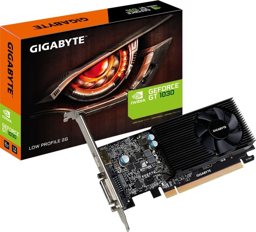 Gigabyte GeForce GT 1030 Low Profile 2GB GDDR5 (GV-N1030D5-2GL)