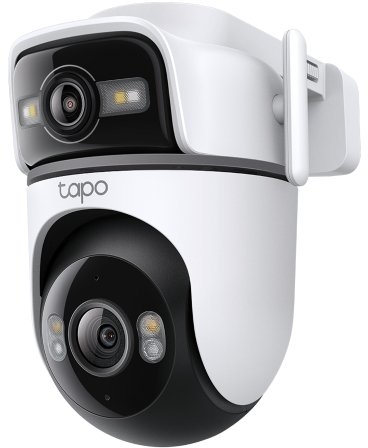TP-Link Tapo TC47 V1 - Kamera na monitorovanie sieciowego - Multi-senzor + Obrotowy - Na zewnątrz - odporna na kurz/wodoodporna - Farbe (Tag&Nacht) - 2 x 3 MP - 2304 x 1296 - 2K - Audio - bezprzewodowy - Wi-Fi - 802.11ax, Ethernet 10Base-T/100Base-T - H.264 - DC 1