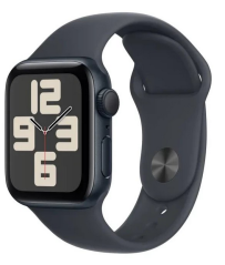 Apple Watch SE 2024 GPS 40mm Midnight Aluminium Case with Midnight Sport Band - S/M,Model A2722