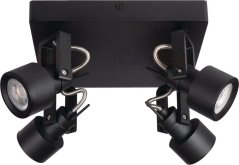 Kanlux Oprawa ścienno-na strop reflektory 4xGU10 10W Kanlux SONDA 34928 Čierny, metal