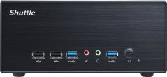 Shuttle XP slim XH610G2 komputer typu barebone Komputer stacjonarny Čierny Intel H610 LGA 1700