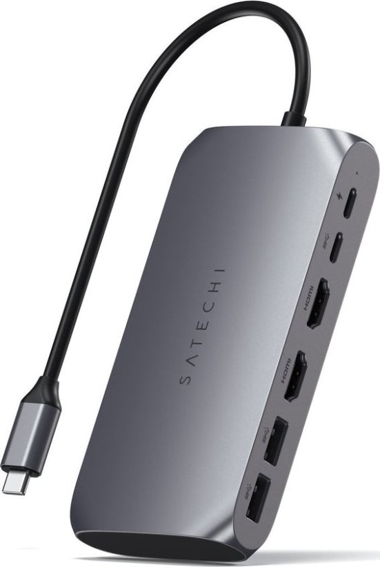 Satechi SATECHI USB-C Multimedia Adapter M1 Čierno-sivá | MacBook Pro