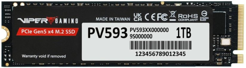 Patriot Viper PV593 1TB M.2 2280 PCI-E x4 Gen5 NVMe (PV593P1TBM28H)