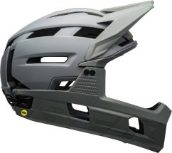 Bell Prilba na celú tvár SUPER AIR R MIPS SPHERICAL matte gloss grays r. L 58–62 cm (308750)