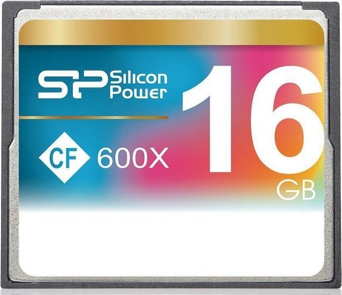 Silicon Power 600x Compact Flash 16 GB  (SP016GBCFC600V10)
