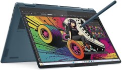 Lenovo - Yoga 7 2-in-1 14AKP10 AMD | Tidal Teal | 14 " | OLED | Touchscreen | WUXGA | 1920 x 1200 pixels | Glossy | AMD Ryzen AI 5 | 340 | 16 GB | Soldered LPDDR5 | Solid-state drive capacity 512 GB | AMD Radeon 840M Graphics | Windows 11 Home | 802.11be | (83JR
