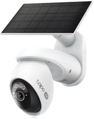 TP-Link Tapo C660 KIT V1 - Solar-Powered Security Camera Kit - Sieciowa kamera monitoringu - obrotowa / uchylna - vonkajšia - odporna na warunki atmosferyczne - farba (dzień i noc) - 8 MP - 3840 x 2160 - 4K - stała ogniskowa - Audio - Bezdrôtová - Wi-Fi - 2.4