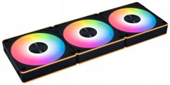 Lian Li ventilátor Lian Li UNI FAN CL Wireless ARGB PWM 120mm Black 3 sztuki i kontroler (12CL1W3B)