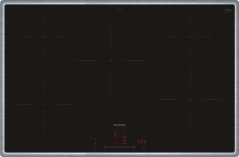 Siemens Siemens EH845HVB1E iQ100, independent hob (black/stainless steel, 80 cm, Home Connect)