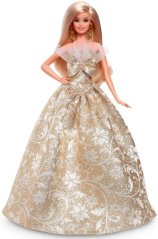 Mattel Signature Holiday Barbie 2025 - Zberateľská bábika v zlatých a strieborných šatách (JBH95) BESTSELLER!