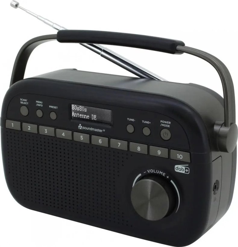 Soundmaster Soundmaster DAB280 prenosná Analogowe i cyfrowe Čierny
