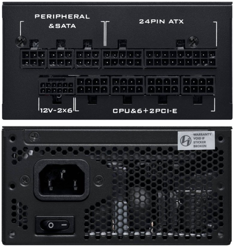 Lian Li SP Series Prokovinum 80 PLUS Prokovinum Zasilacz, SFX, w pełni modularny, PCIe 5.1, ATX 3.1 - 1.000 Watt, Čierny
