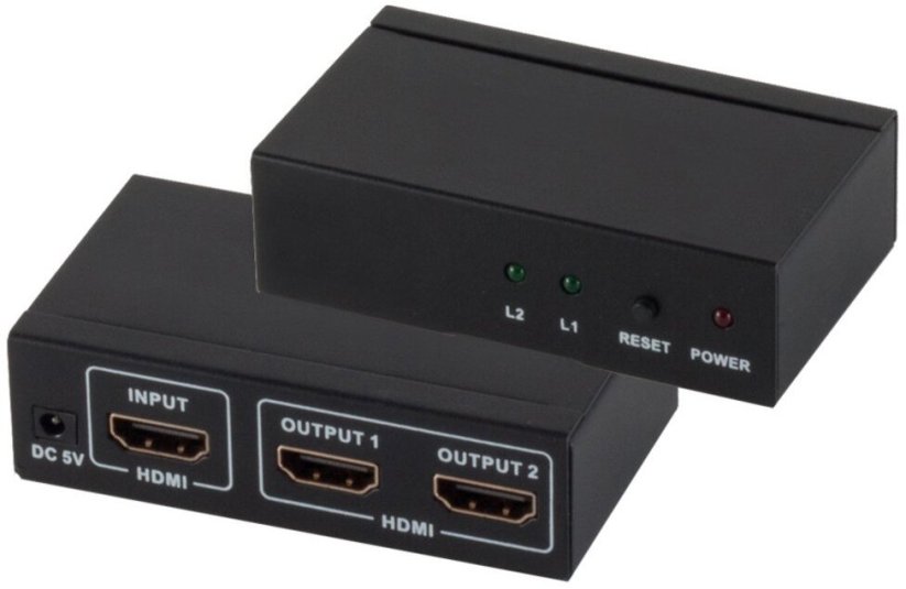 Shiverpeaks Professional HDMI rozdzielacz 1xIN 2xOUT 4K2K 3D (SP05-03002)