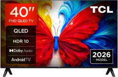 TCL S5L 40" FHD QLED Čierny - televízor40S5L (5901292530372)