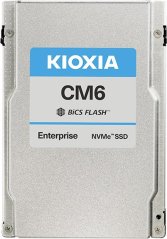 Kioxia KIOXIA CM6-V Series KCM61VUL6T40 - SSD - Enterprise, Mixed Use - 6400 GB - intern - 2.5" (6.4 cm) - U.3 PCIe 4.0 (NVMe)