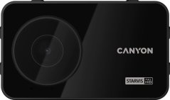 Canyon Canyon DVR10GPS, 3.0'' IPS (640x360), FHD 1920x1080@60fps, NTK96675, 2 MP CMOS Sony Starvis IMX307 image sensor, 2 MP camera, 136° Viewing Angle, Wi-Fi, GPS, Video camera database, USB Type-C, Supercapacitor, Night Vision, Motion Detect