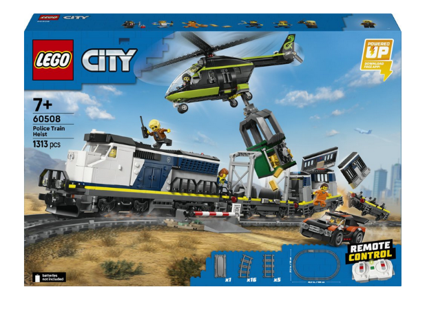 LEGO City Lúpež policajného vlaku (60508)