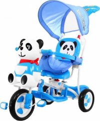 SporTrike Detský balančný bicykel 3 kolesový Panda A23-2 Modrý