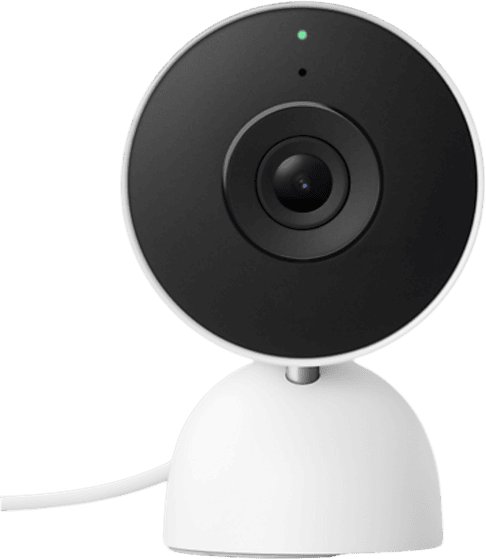 Google Google Nest Cam Indoor, Snow, Wired, 3rd gen