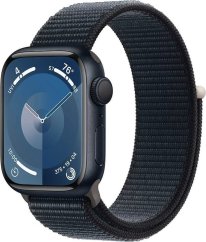 Apple Watch 9 GPS + Cellular 41mm  Midnight Alu Sport Loop Modrý  (MRHU3QP/A)
