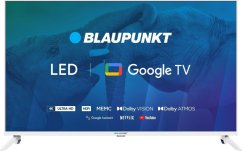 Blaupunkt TV 43" Blaupunkt 43UBG6010S 4K Ultra HD LED, GoogleTV, Dolby Atmos, WiFi 2,4-5GHz, BT, Biely