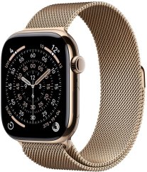 Apple Watch 11 GPS + Cellular 42mm Gold Titanium Milanese Loop S/M Gold
