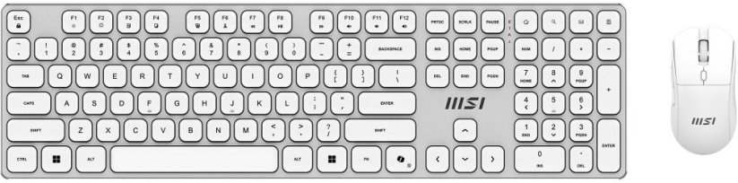 MSI Forge K210 Combo biała