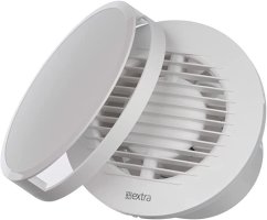 Europlast Household fan EUROPLAST E-Extra EAT100S, d100 mm, with cover, ball bearing, with timer
