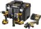 DEWALT Sada COMBO 18V DCK355P2T (DCD800 + DCH172 + DCG405) 2x5,0Ah
