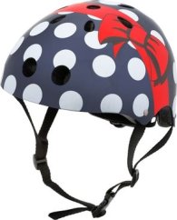 Mini Hornit prilba bicyklová Polka Dot tyrkysový r. 53-58cm (POM913)
