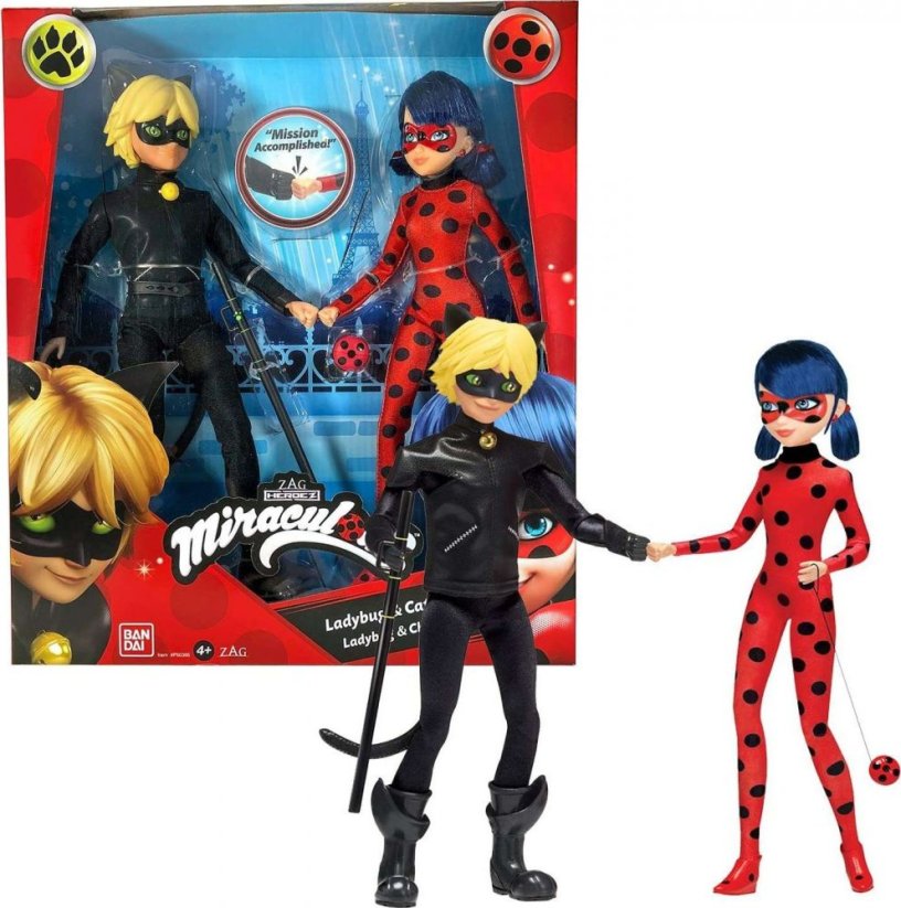 Playme Miraculous: Sada lalek Biedronka i Čierny Kot