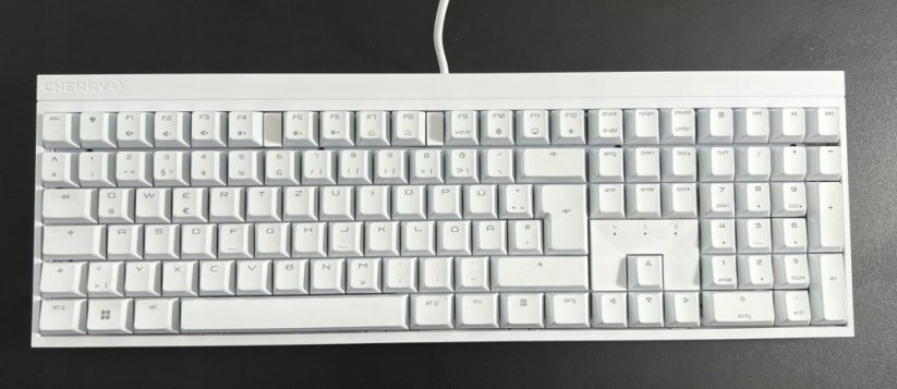 Cherry MX 2.0S RGB klawiatura USB QWERTZ Niemiecki Biely