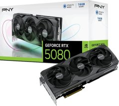 PNY GeForce RTX 5080 Triple Fan 16GB GDDR7 DLSS4 (VCG508016TFXPB1)