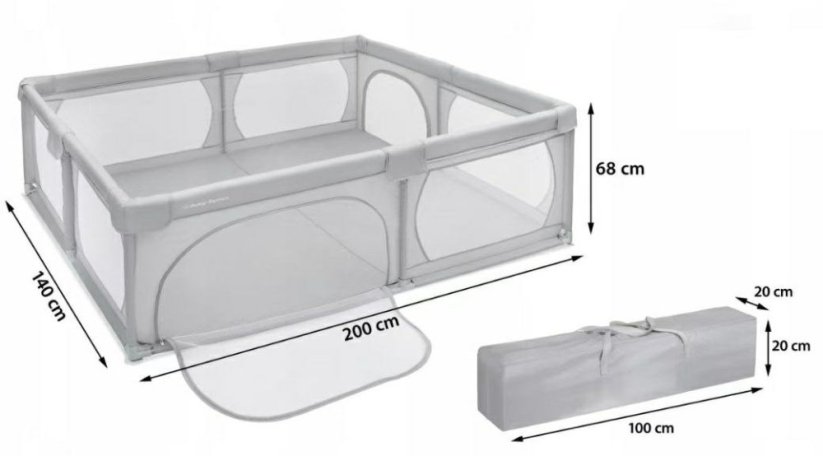 ATL DA536B Kojec pre deti 200*140*65cm