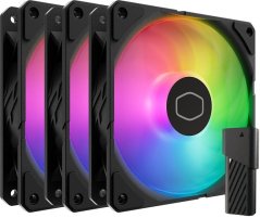 Cooler Master SickleFlow Edge 120 ARGB Czarny 3-pack + Hub (MFX-B2DN-253P2-R2)
