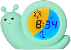 Usorteret Alecto Baby Simon Snail sleep rhythm alarm clock, mint green