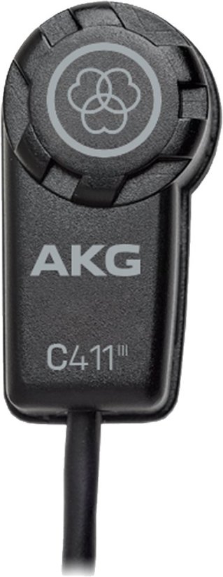 AKG C411 L Čierny Mikrofon gitarowy