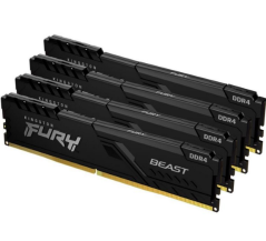 KINGSTON Fury Beast Black 4x4GB DDR4 2666MHz