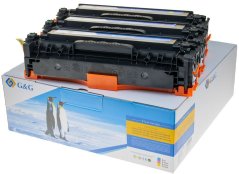 G&G Toner Sada farebných tonerów do HP 125A /128A/131A C/M/Y
