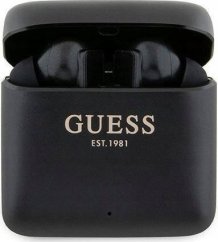 Guess Guess Printed Logo - Słuchawki Bluetooth TWS + etui ładujące (Čierny)