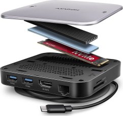Axagon 1x RJ-45 1x SD 1x USB-C PD 1x HDMI  + 2x USB-A 3.0 3.1 Gen1 (HMC-UFO)