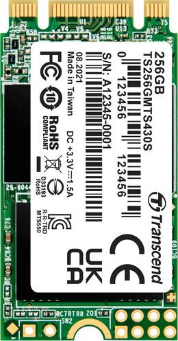 Transcend 430S 256GB M.2 2242 SATA III (TS256GMTS430S)