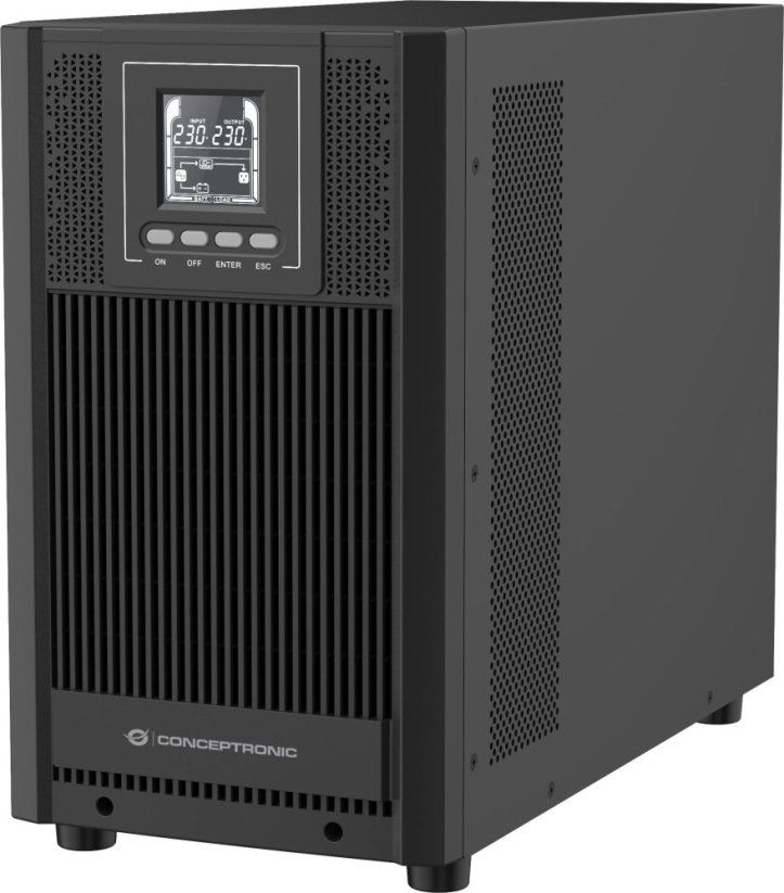 Conceptronic Conceptronic ZEUS52E3K zasilacz UPS Podwójnej konwersji (online) 3 kVA 2700 W 5 x gniazdo sieciowe