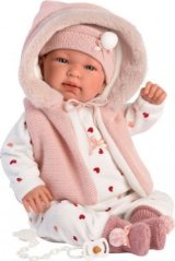 Llorens Bábika Bobas płaczący Tina 44 cm