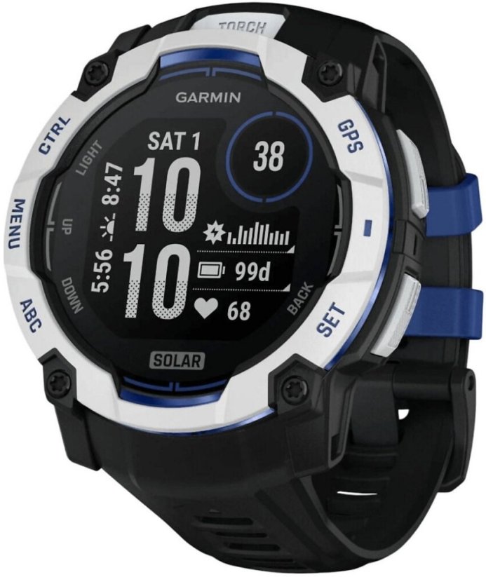 Garmin Instinct 3 Solar - 50mm Black White (010-02935-03)