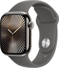 Apple Watch 10 GPS + Cellular 42mm Natural Titanium M/L Sivý  (MWXE3ET/A)
