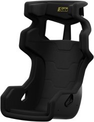 X Rocker Sabelt SRX-1 Fotel wyścigowy Simracing, Korpus z włókna Sklenenégo, wyściełany - deep black