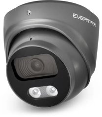EVERMAX Kopułkowa Grafitová 5Mpx IR 40m AI IP67 mikrofon (EVX-IP5D01-IRW-Ai-G)